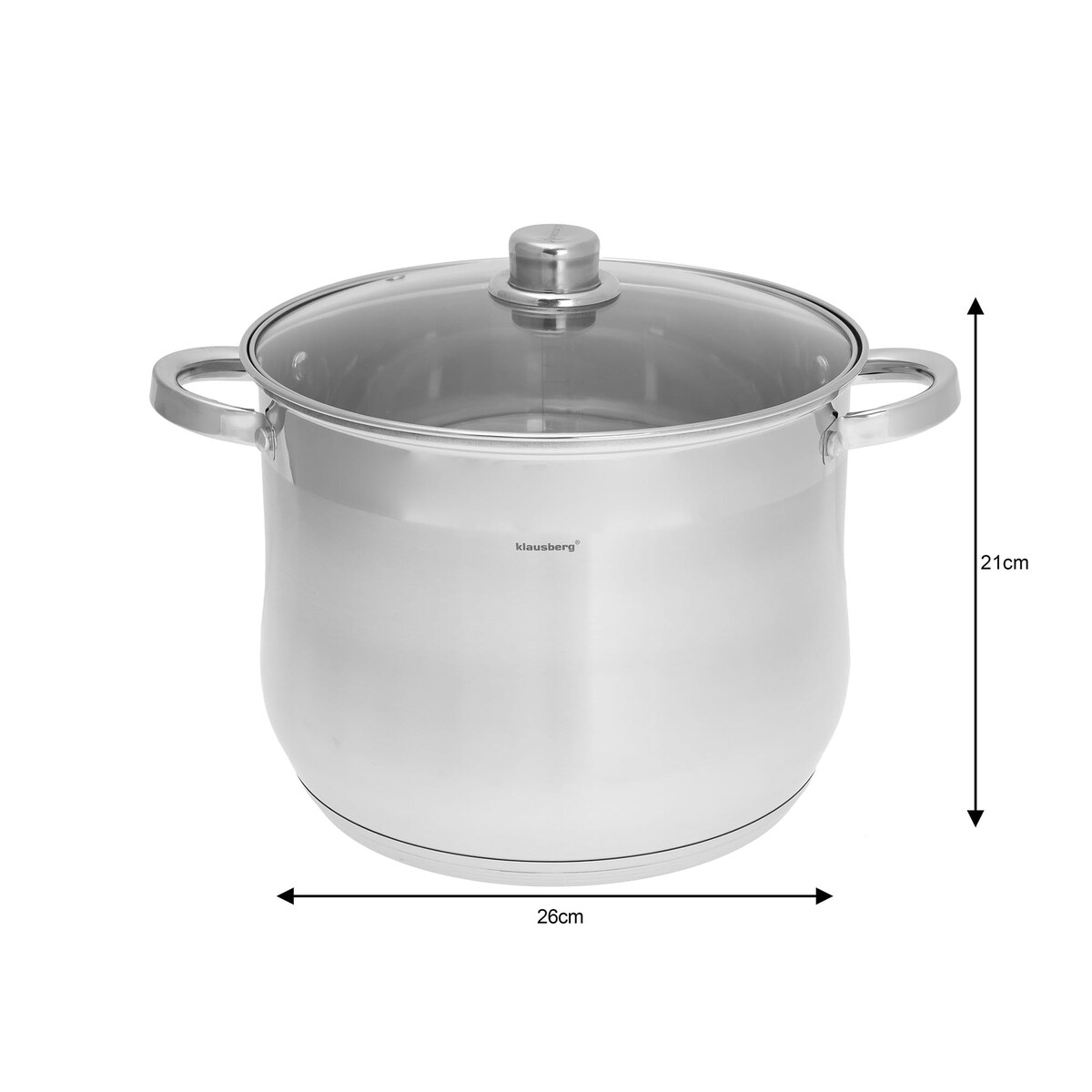 Zestaw garnków gastronomiczne zestaw 6 ele. 10.7l+13l+16L KLAUSBERG stock pot