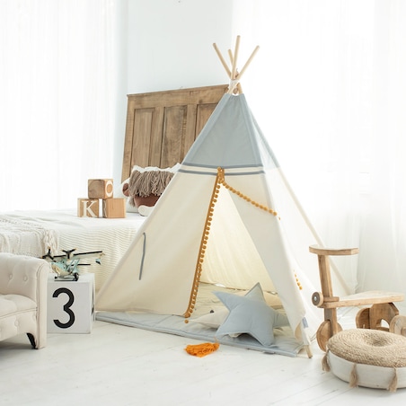 Namiot tipi Grey Velvet z matą