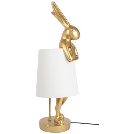 Biurkowa lampka stołowa Rabbit Kare 61598 złota biała