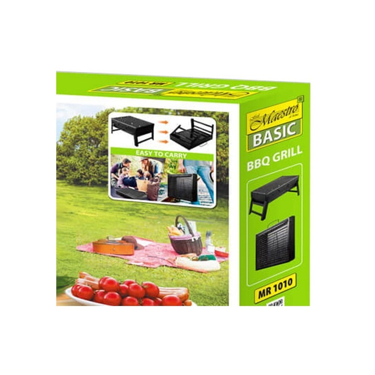 Maestro grill składany walizkowy kempingowy 43 x 29 x 22 cm MR1010