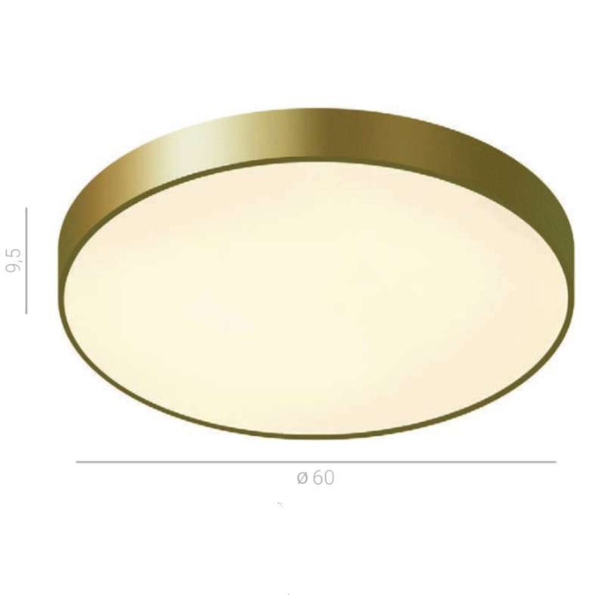 Wisząca LAMPA metalowa ORBITAL 5361-860RP-GD-3 Italux metalowa OPRAWA zwis LED 24W 3000K złoty