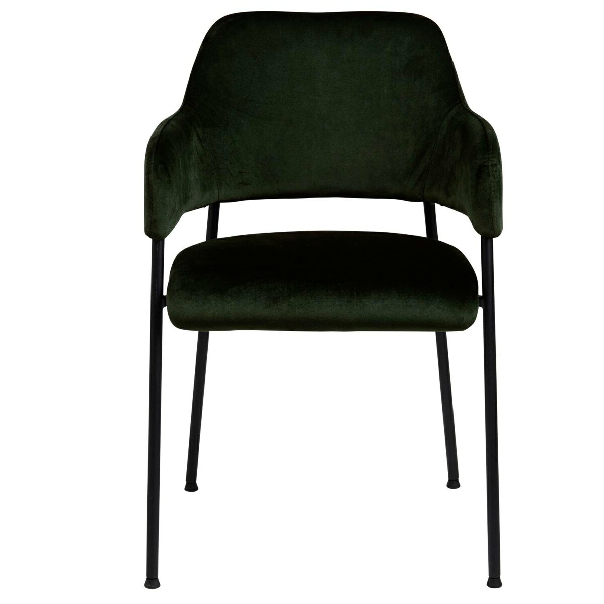 Zestaw 2 KRZESŁA Z PODŁOKIETNIKAMI Lima WELUROWE zielone