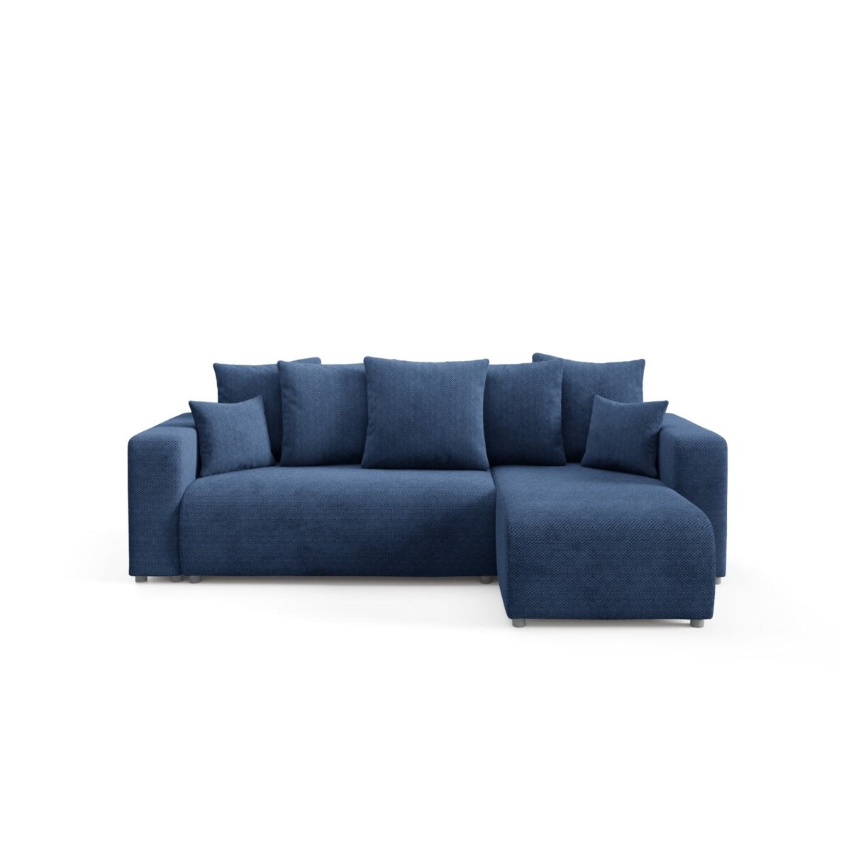 Narożnik EVORA L z pojemnikiem tkanina miękki plusz Kolor: Onega 10