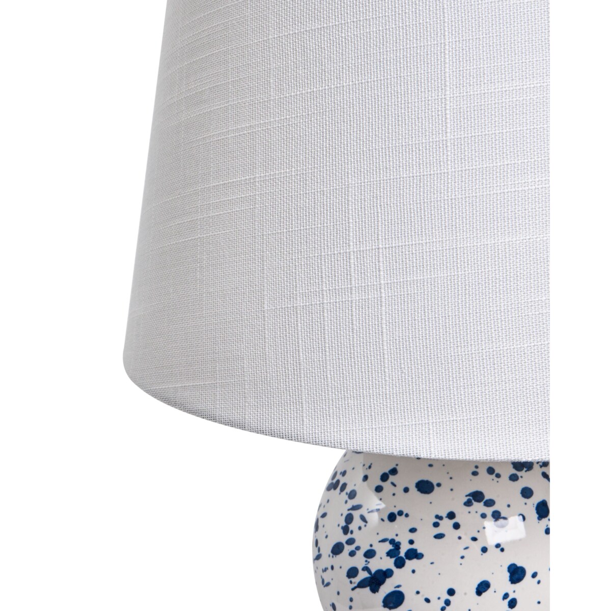 Lampa stołowa MACAL Ceramika Biały/ niebieski