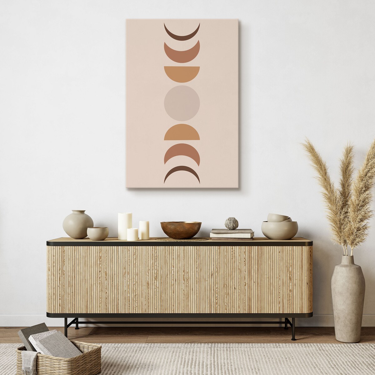 Obraz Słońce Księżyc Wzór Aztecki 30x40cm