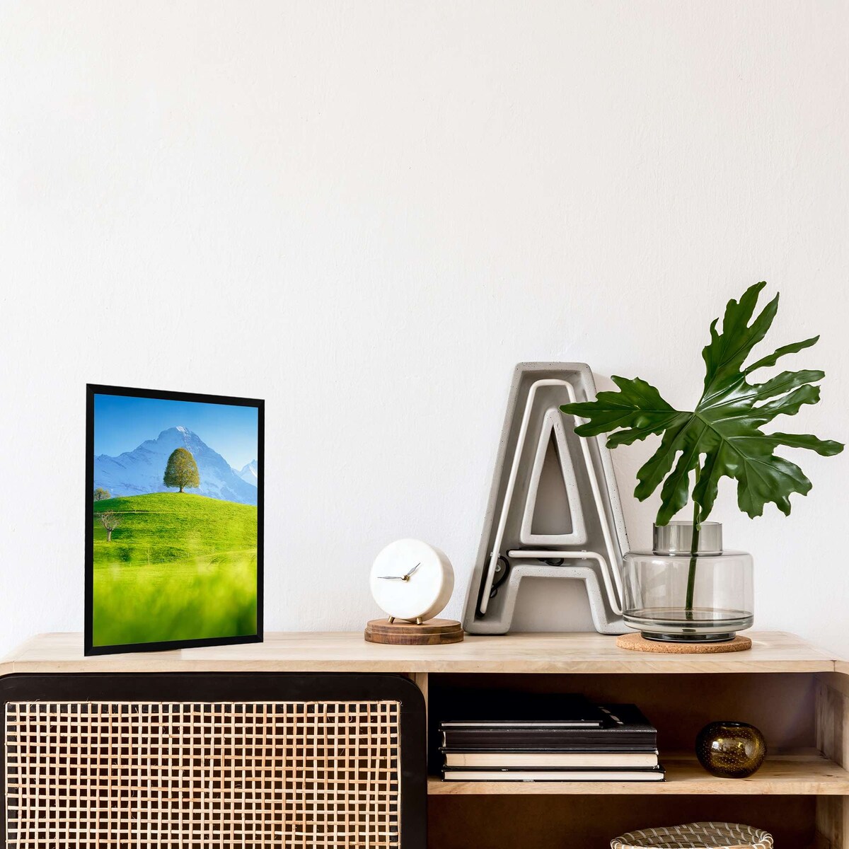 Ramka Na Zdjęcia 18X24 Cm Plakaty Rama Na Nóżce Stojąca Dekoracja Czarna