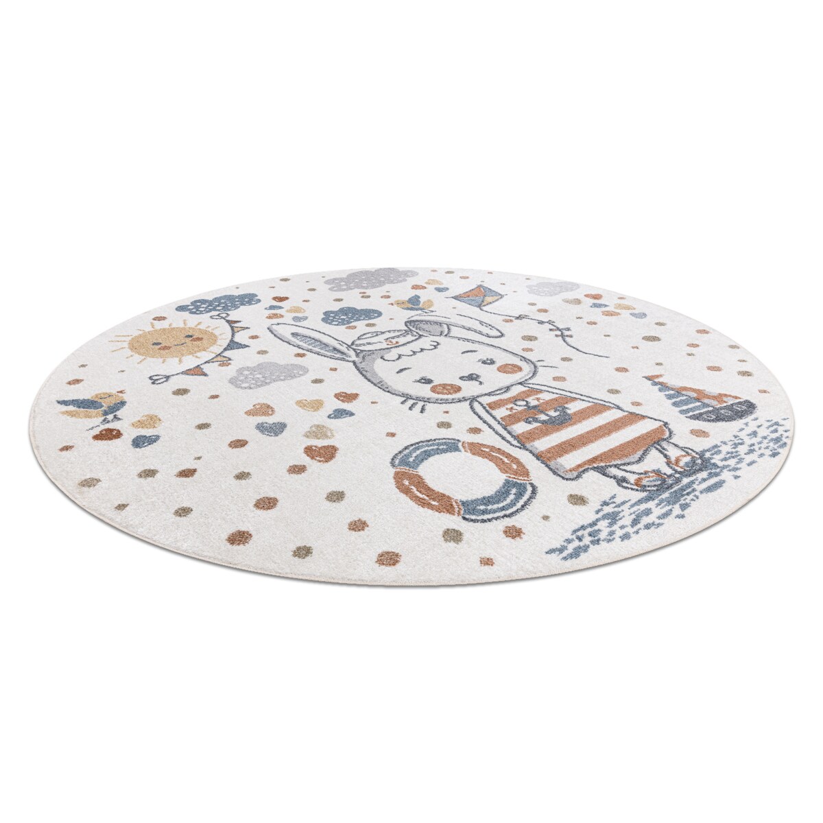 Dywan BONO 8441 koło Królik króliczek koło 160 cm