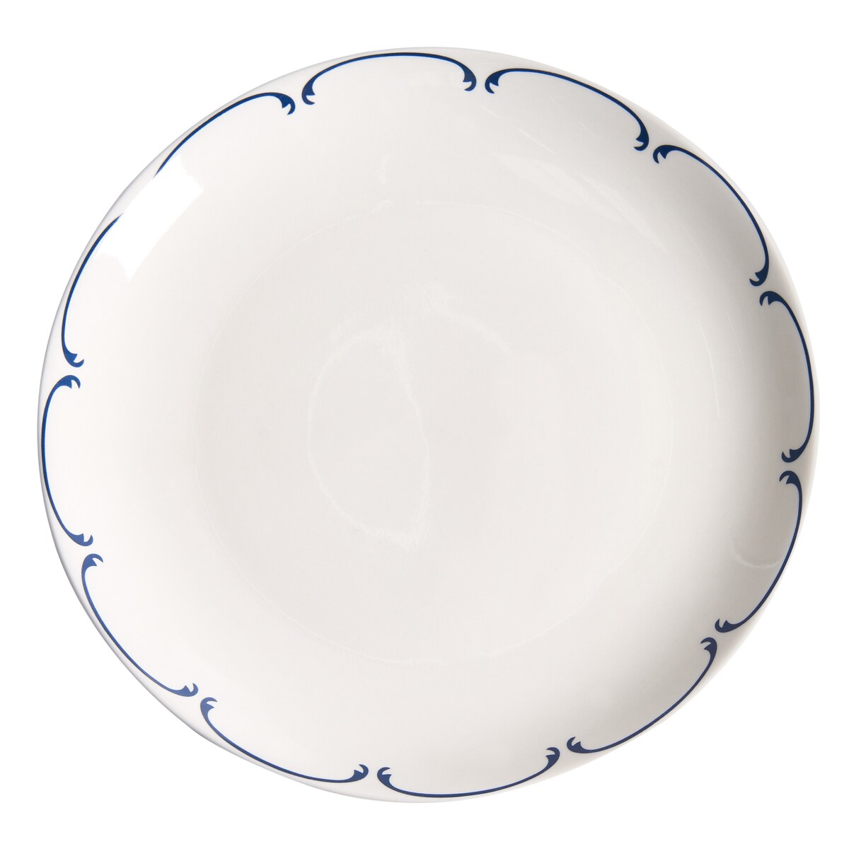 Zastawa stołowa 24-częściowa CHAROLI Porcelana Biały/ niebieski