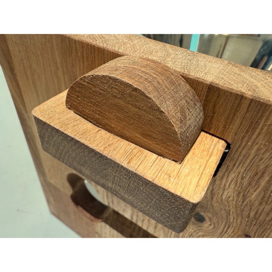 Miska dla psa na stojaku drewnianym XL