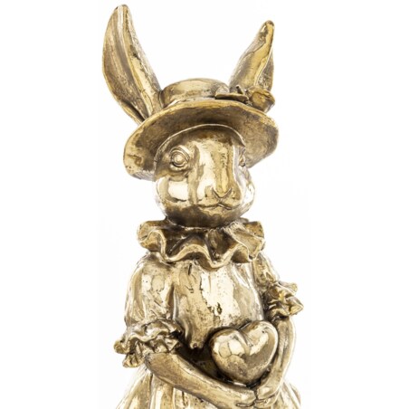 Dekoracja - króliczka 48x19,5x16 cm MALJUNA-4 złota big