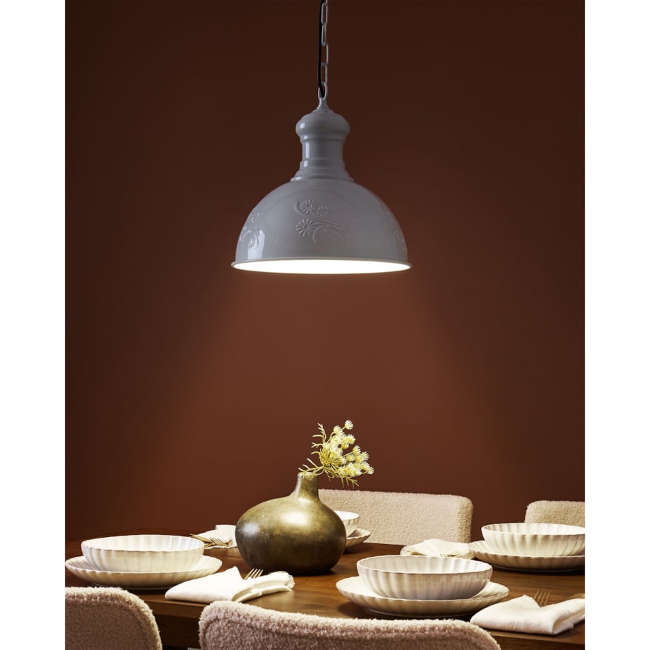 Lampa wisząca DIDESSA Metal Złamana biel