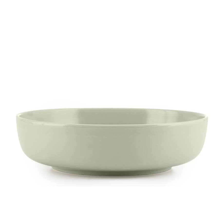 KONSIMO VICTO Zestaw talerzy głębokich dla 6 osób (6 elementów) beżowo-zielono-szary