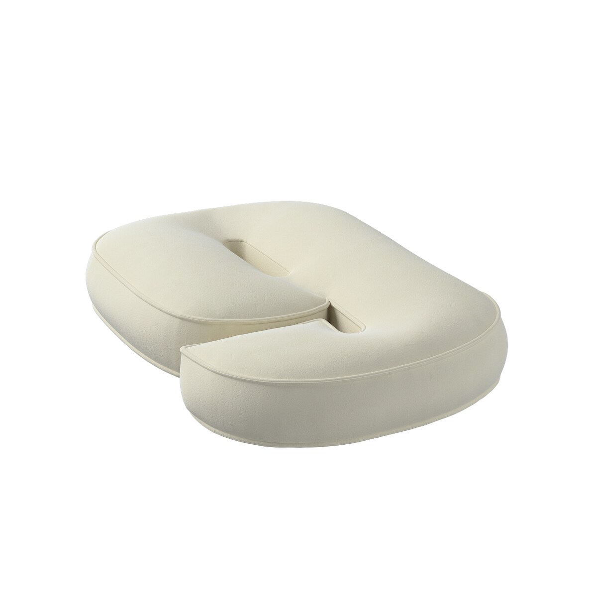 Poduszka Cyferka 6, śmietankowa biel, 25 x 40 cm, Posh Velvet