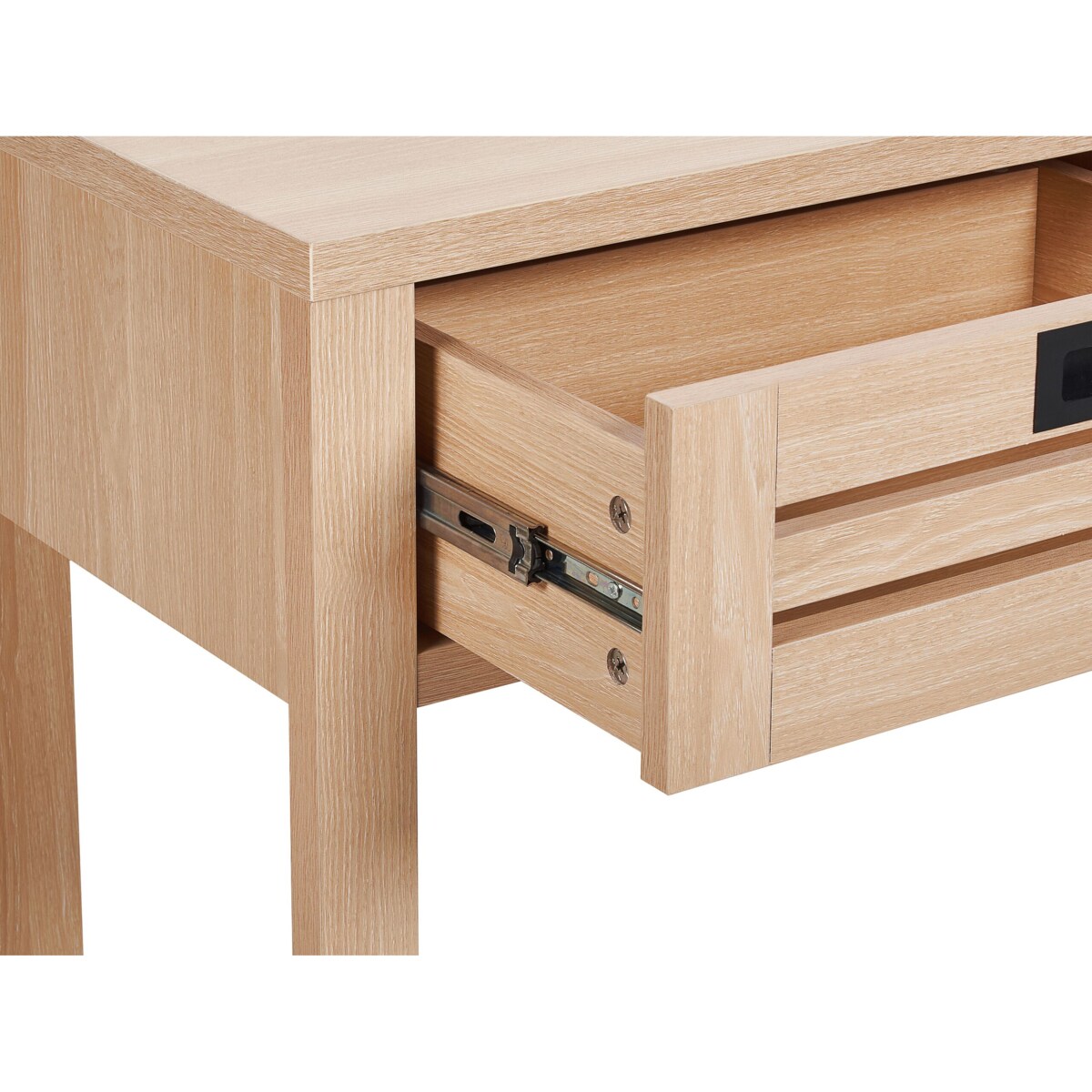 Konsola 2 szuflady jasne drewno RANDA