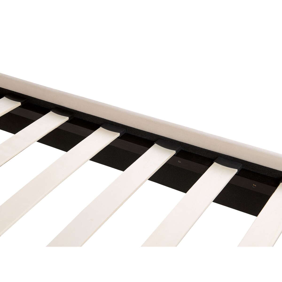 Łóżko welurowe 180 x 200 cm beżowe FLAYAT