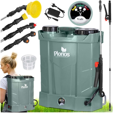 Opryskiwacz akumulatorowy Plonos PL-602 plecakowy elektryczny 16L 460201