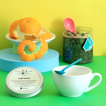 Herbata biała sypana ZDROWIE o tropikalnym smaku noni PREMIUM Cup&You - herbata liściasta sypana mieszanka napar susz - gotowa na prezent upominek