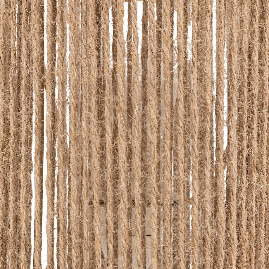 Ceramiczna lampa stołowa KOBY z plecionym kloszem, 24 cm