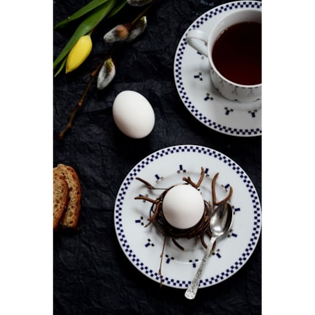 Zestaw filiżanek ze spodkami dla 6 osób 12 el. Folk Fusion Norwegia G831