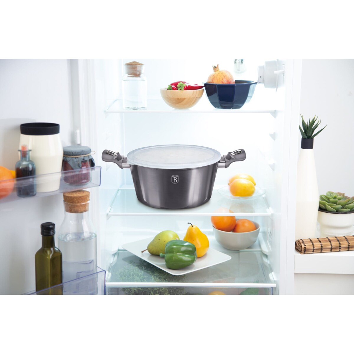 Garnek z powłoką granitową 2.5L 20cm BERLINGER HAUS Carbon Pro