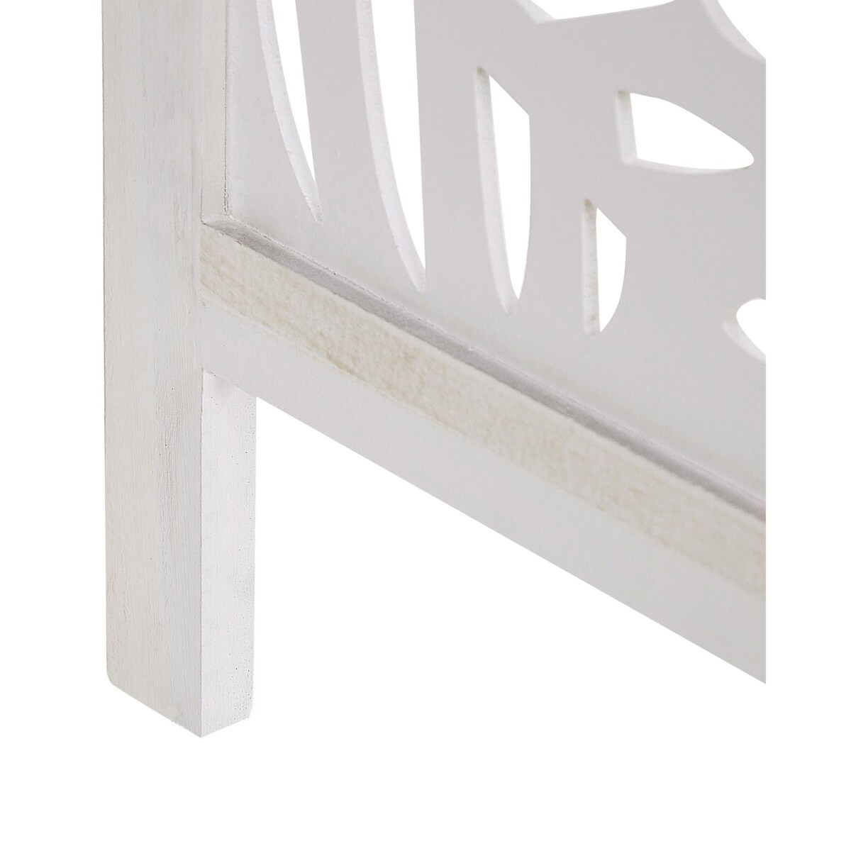 3-panelowy składany parawan pokojowy drewniany 170 x 122 cm biały MELAGO