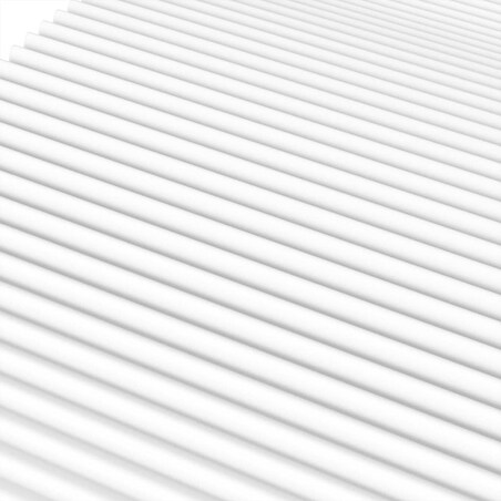 vidaXL Materac piankowy, biały, 160x200 cm, twardość H2/H3