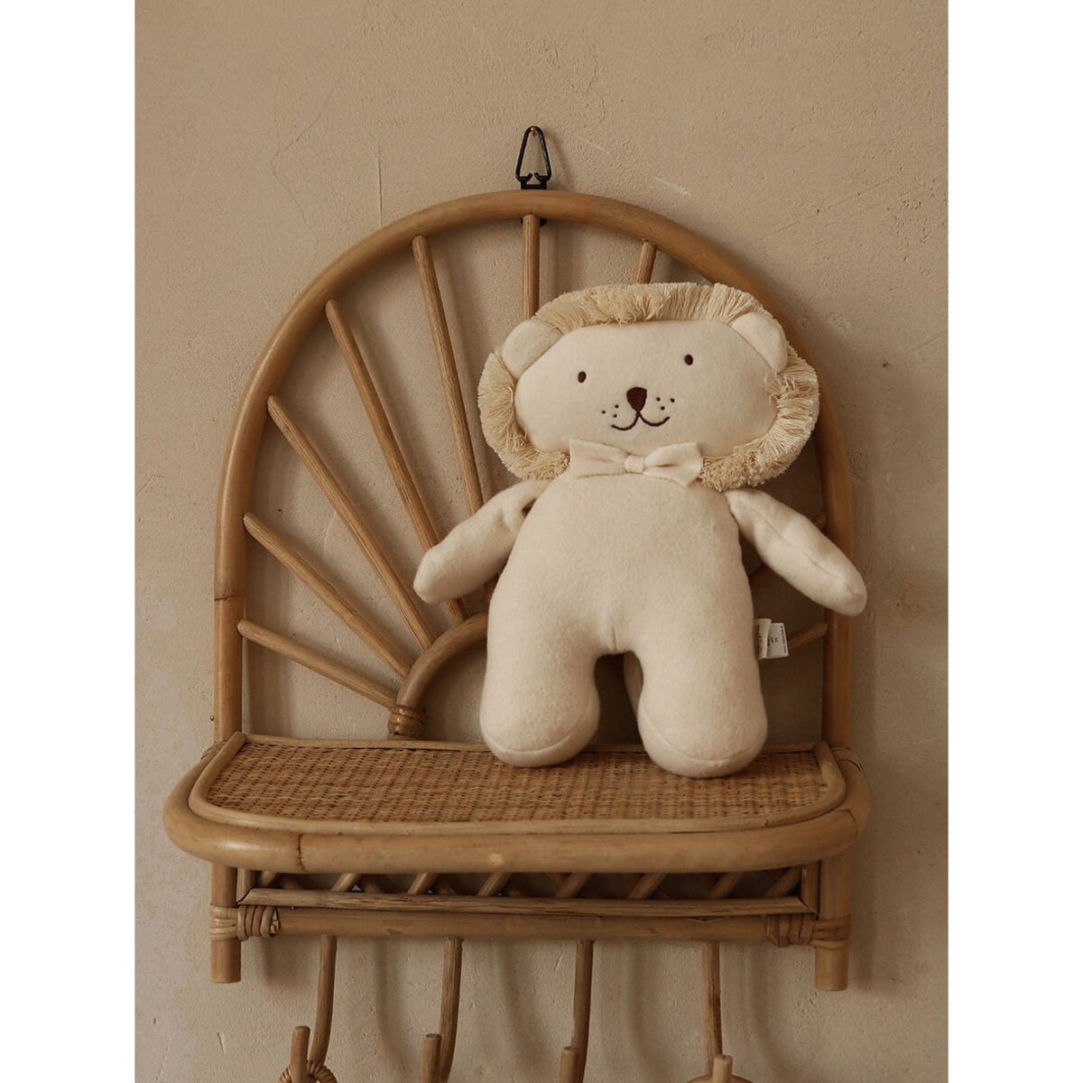 Przytulanka lew cream bawełna organiczna