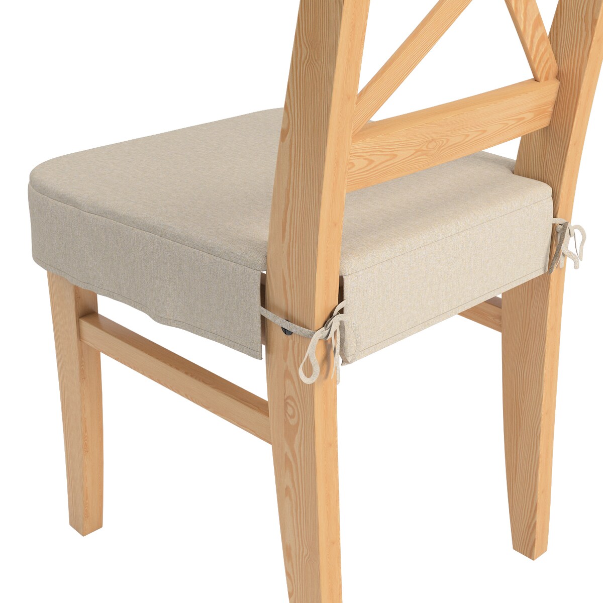 Siedzisko na krzesło Ingolf, beżowy melanż, krzesło Inglof, Amsterdam