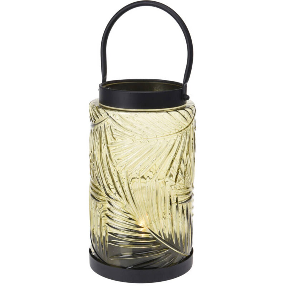 Latarenka LED, kolorowe szkło, 20,5 cm