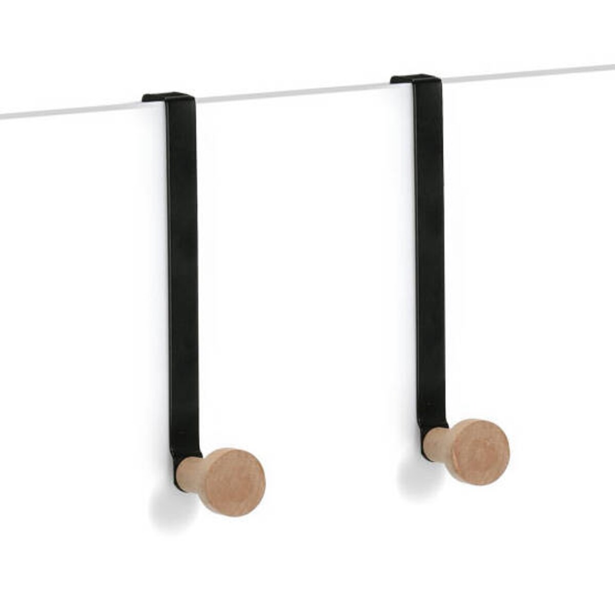 Metalowe wieszaki na drzwi, 2 szt.