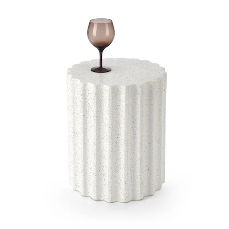 Stolik kawowy FARA 41x41 biały