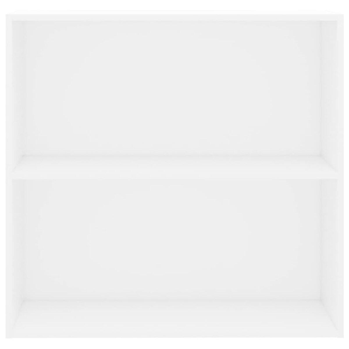 vidaXL Regał, biały, 80x30x76,5 cm, materiał drewnopochodny