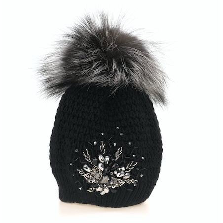 Czapka Black - Black silver