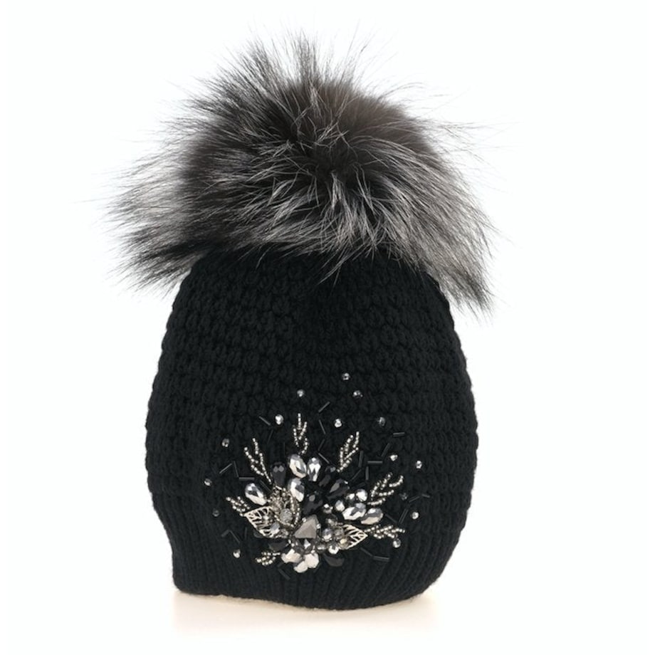 Czapka Black - Black silver