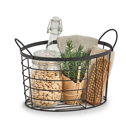 Koszyk metalowy, 35 x 23,5 x 23 cm, ZELLER