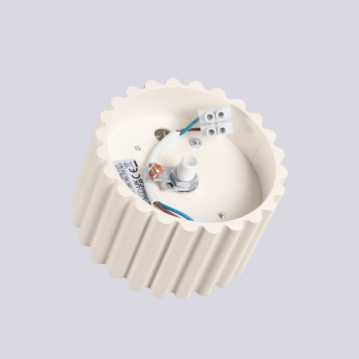 Plafon AURA 1 beżowy Gx53