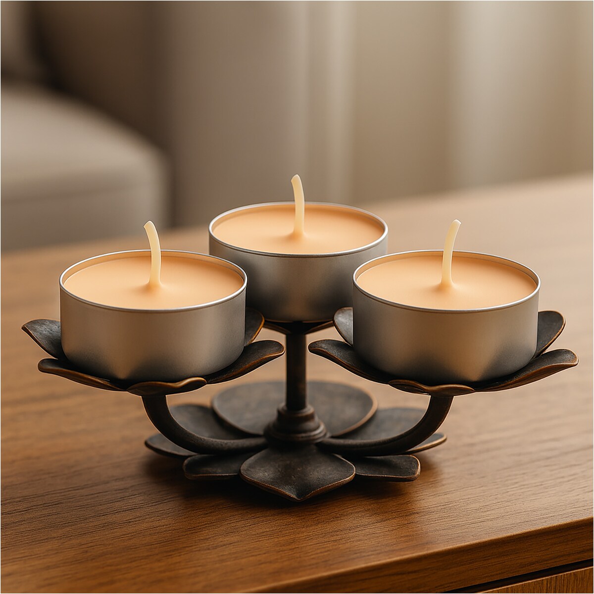 Świeczki Zapachowe Parafinowe Tealight Małe Podgrzewacze Zestaw 10 Szt. Cosy Vanilla