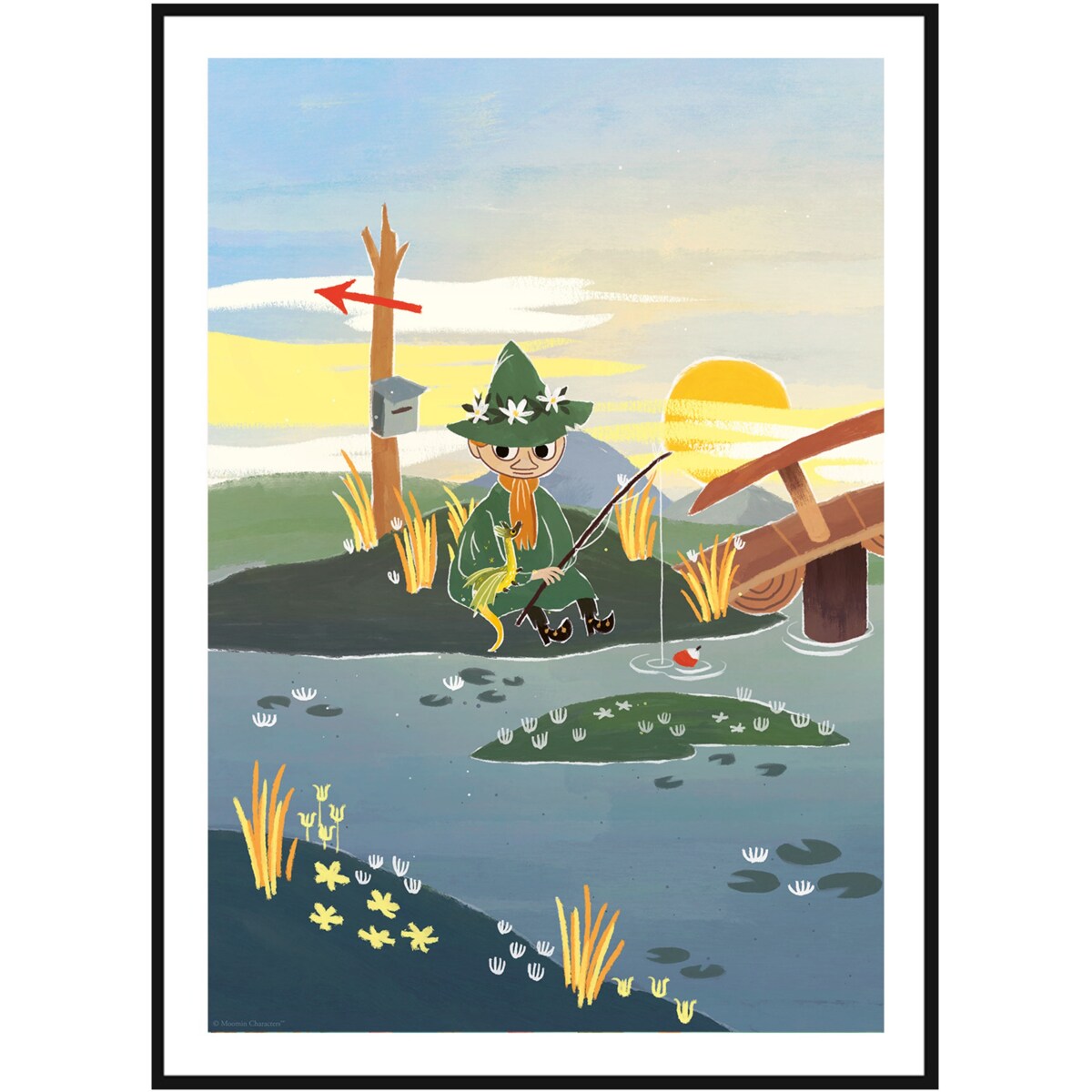 Poster Story, Plakat, Obraz - Muminki no7, wymiary 30 x 42 cm