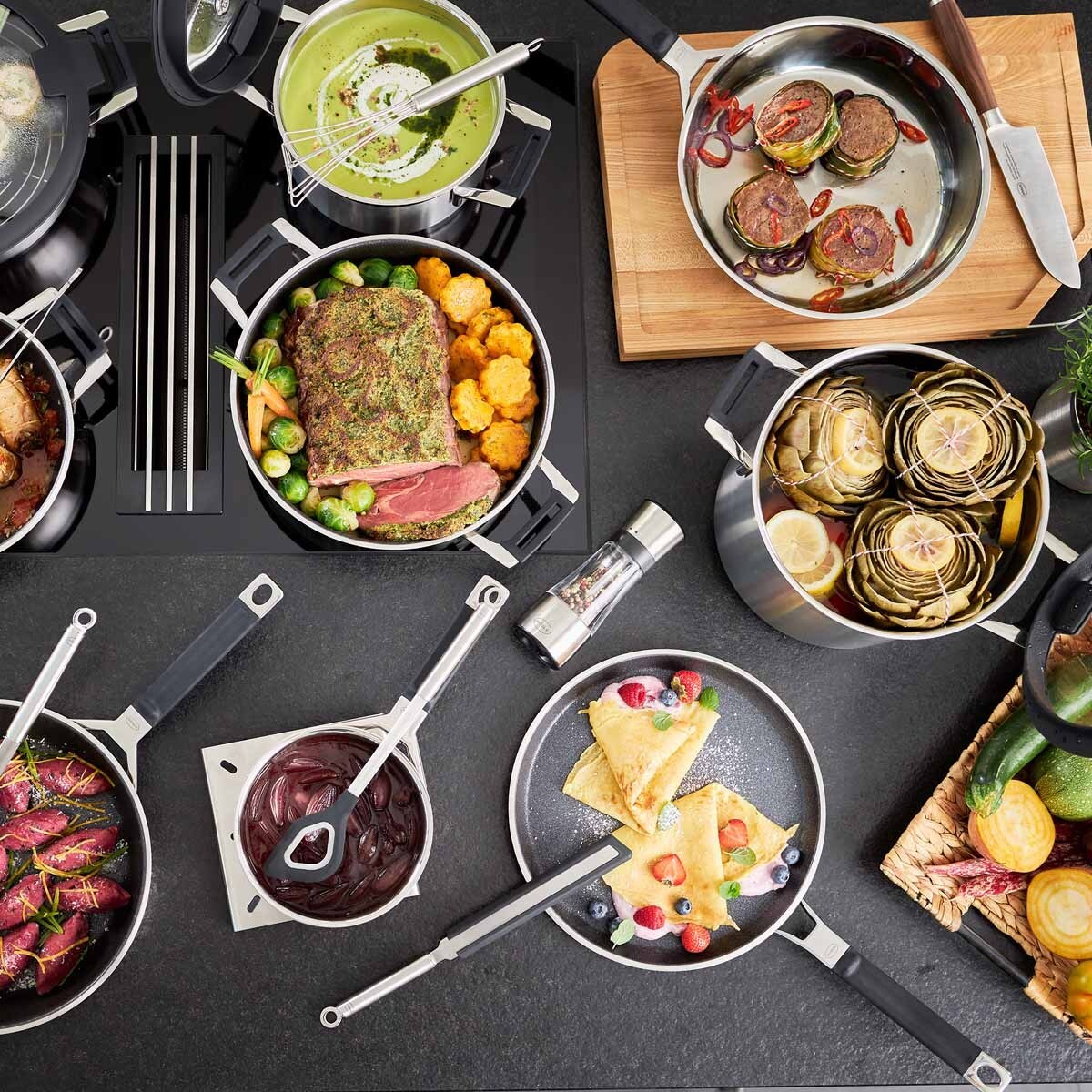 ROESLE - Patelnia do naleśników 28cm Silence Pro