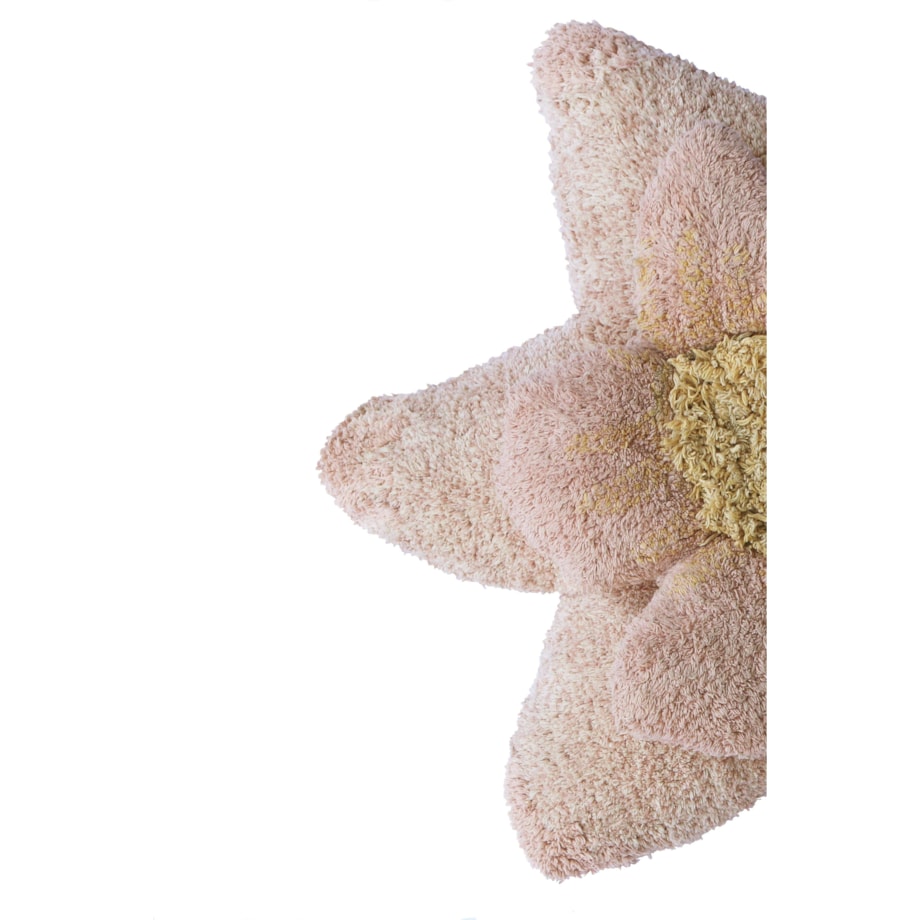 Lorena Canals - Dywan i poduszka bawełniana 2w1 Puffy Lily 140x160cm