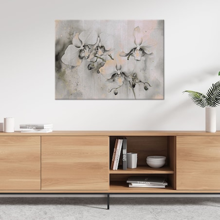Obraz, Kwitnące orchidee abstrakcja