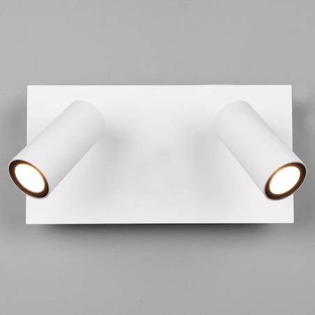 Elewacyjna LAMPA ogrodowa TUNGA 222960231 metalowa OPRAWA regulowany kinkiet LED 6W 3000K tuby loft IP54 białe, Trio