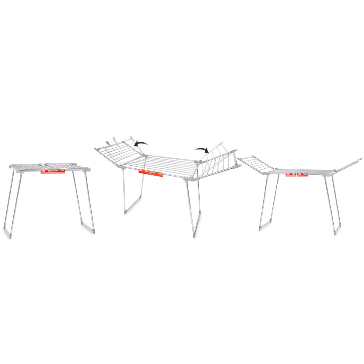 Suszarka na pranie ze stali nierdzewnej stojąca 19m Massido Debora