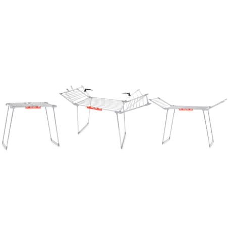 Suszarka na pranie ze stali nierdzewnej stojąca 19m Massido Debora