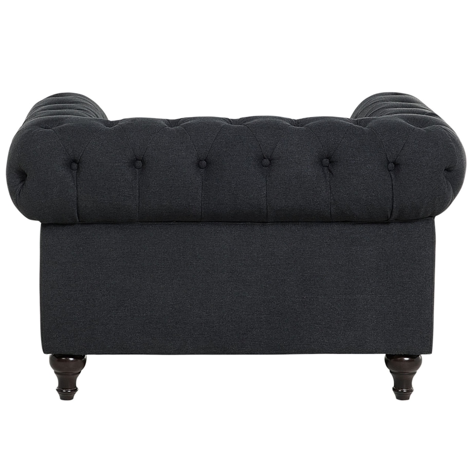 Fotel grafitowy CHESTERFIELD