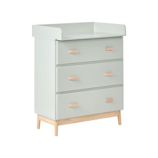 Komoda z przewijakiem QUILPIE Jasnozielony