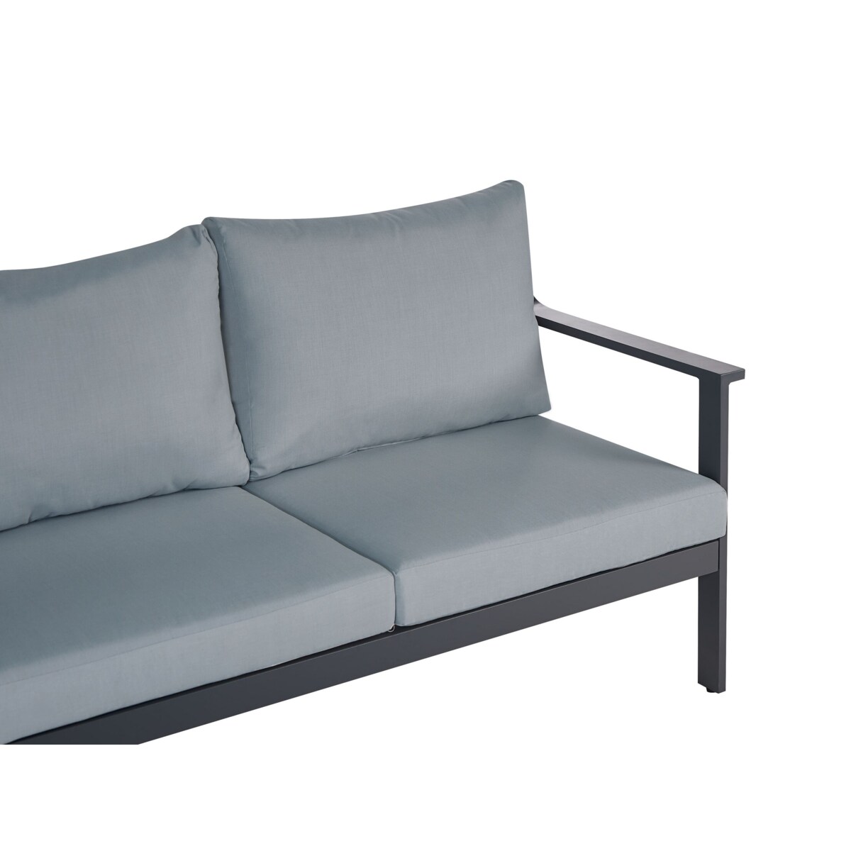 Sofa trzyosobowa dla 3 osób Ciemnoszary KIATO