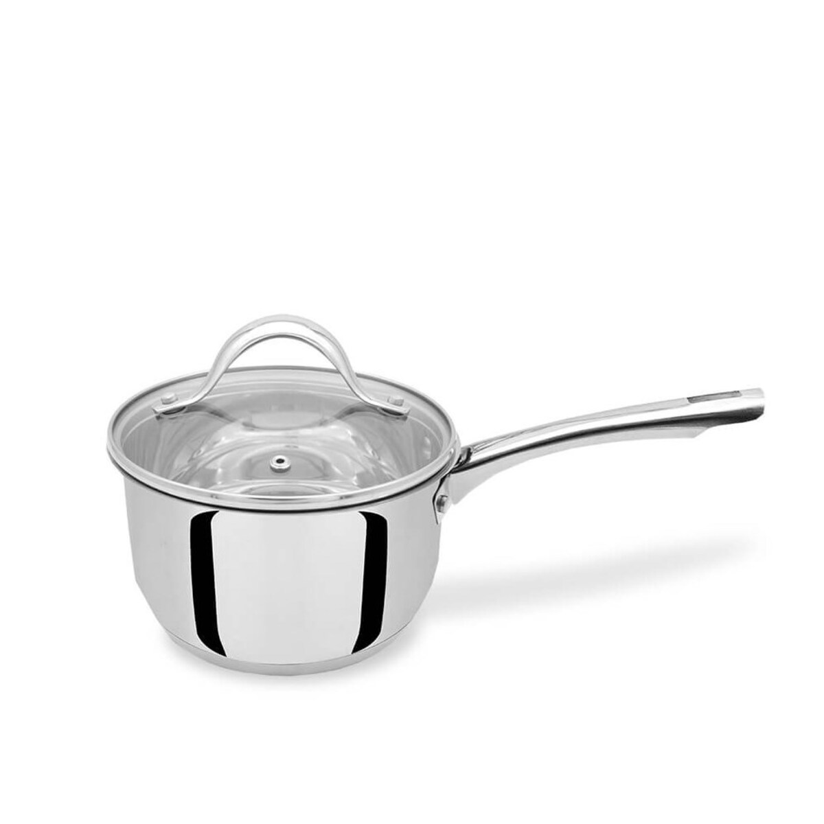 Rondel stalowy z pokrywką na indukcję gaz 16cm 1.8L MAESTRO