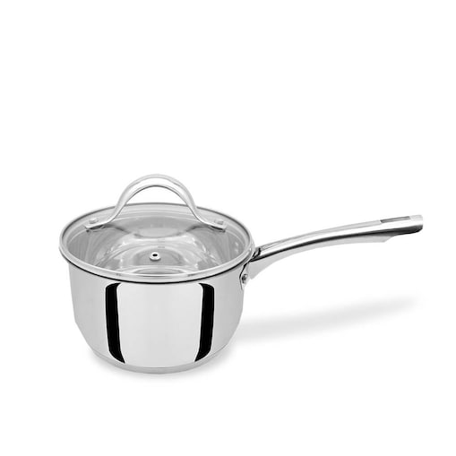 Rondel stalowy z pokrywką na indukcję gaz 16cm 1.8L MAESTRO