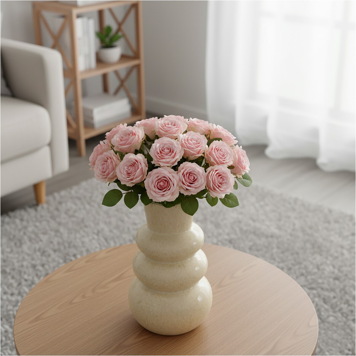 Wazon Ceramiczny Dekoracyjny Waza Ozdobna Na Kwiaty 13X25 Cm